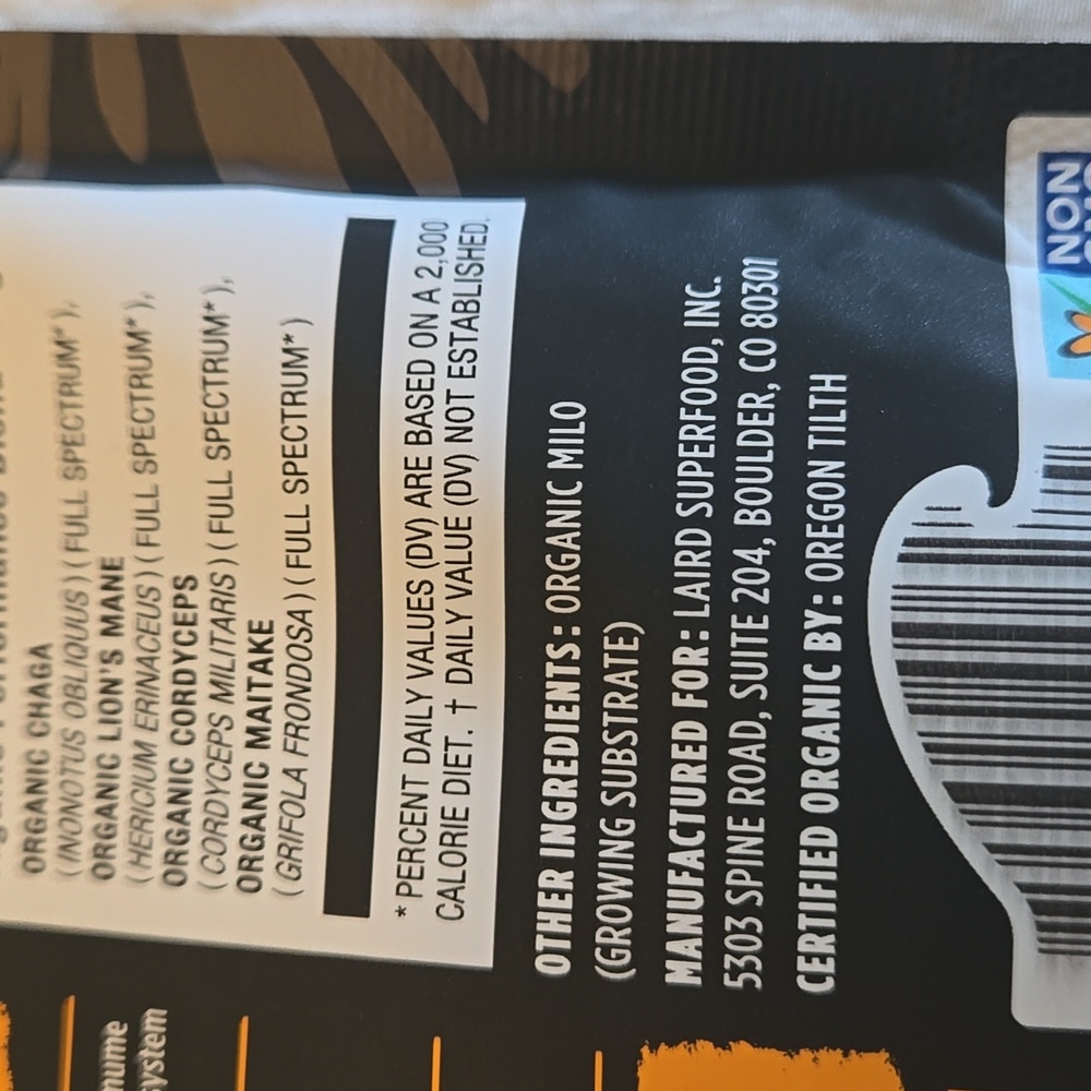 Laird Superfood Organic Performance Mushrooms - Picture 3 of 6